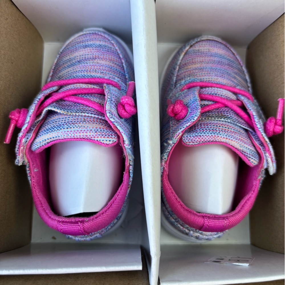 Sperry Toddler Pink Multi-Color Slip-On Sneakers